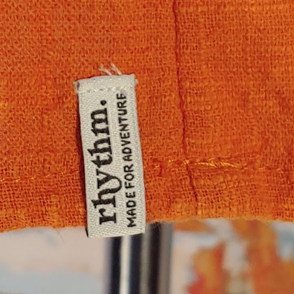 Rhythm. drawstring & elastic band skirt / size 4 / orange - Picture 3 of 11